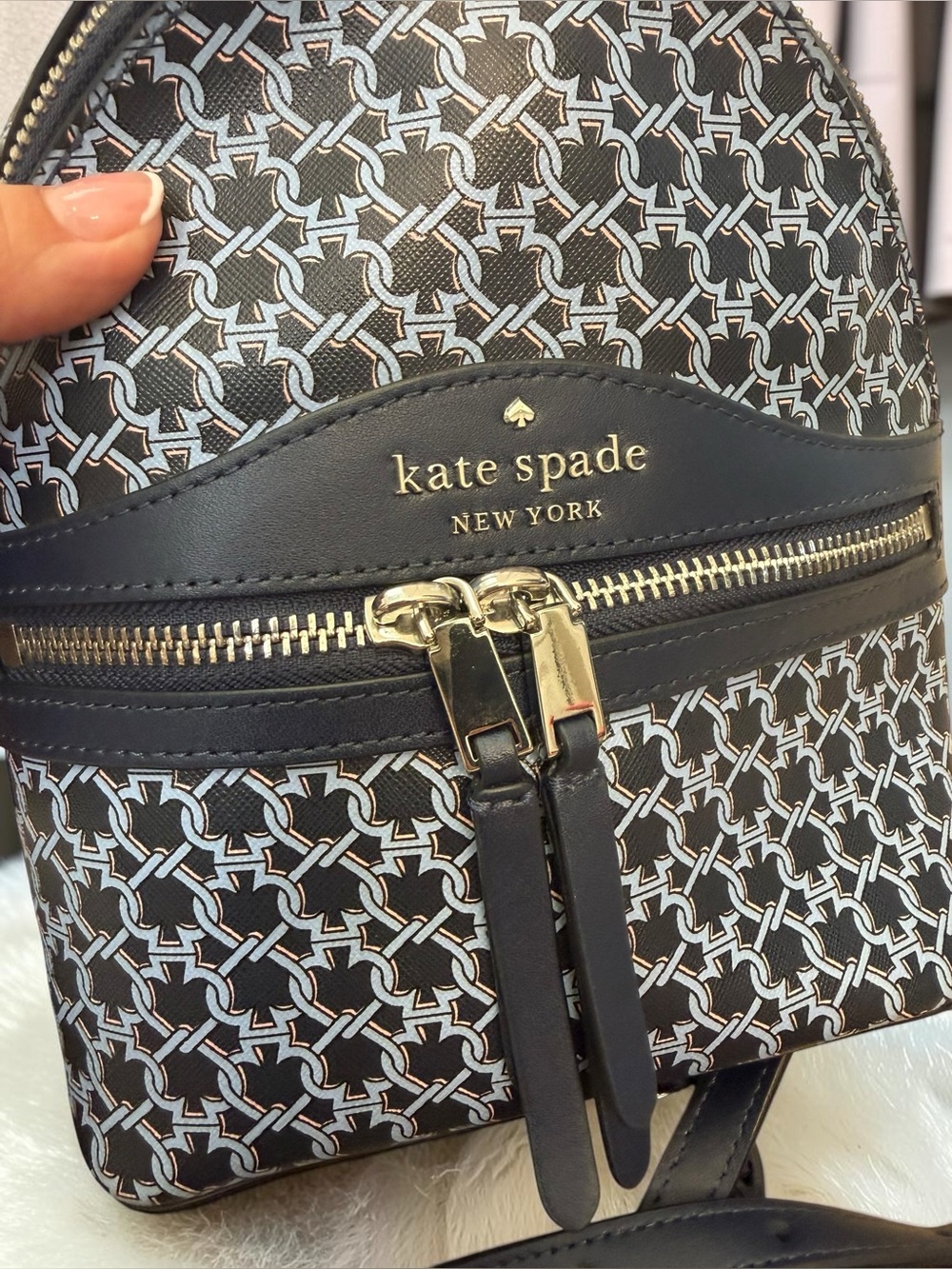 Kate Spade New York Spade Link Mini Convertible Backpack - Picture 4 of 10